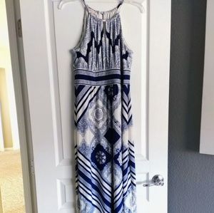 Pattern maxi dress